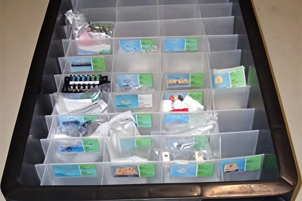 小物部品配膳状況写真1