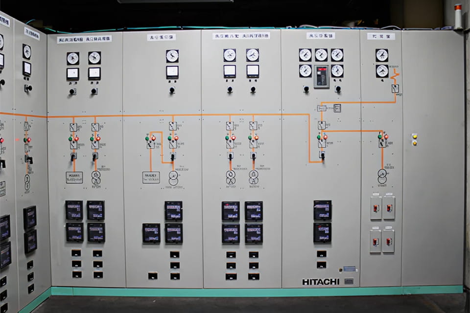 更新後の配電盤写真