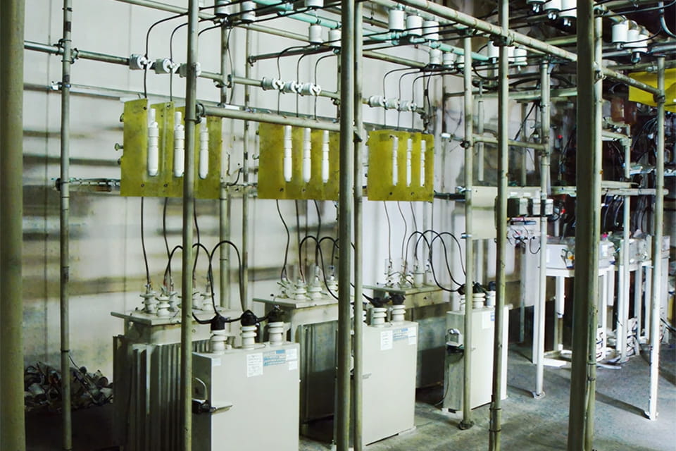 更新後のコンデンサ写真