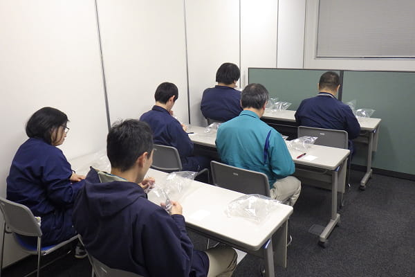 臭気判定試験状況写真