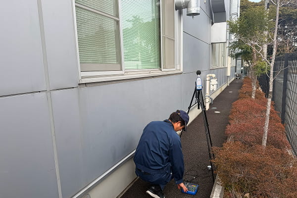 騒音測定状況写真