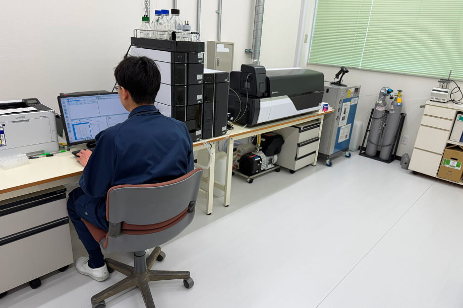 PFAS分析状況写真