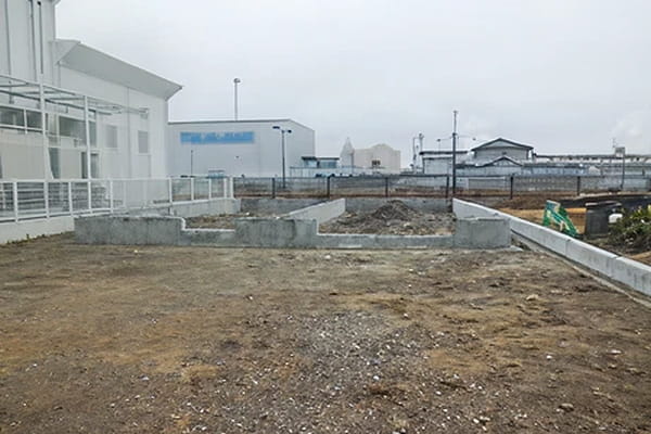 基礎完成状況写真