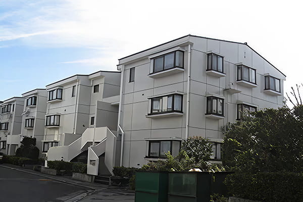 マンション外壁塗装施工例写真