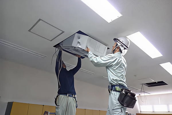 新規室内機設置状況写真