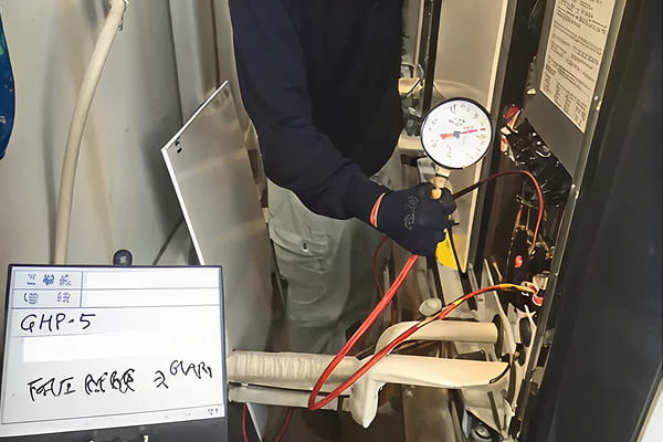 耐圧試験状況写真