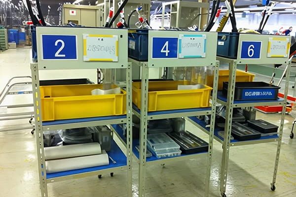 作業キット化状況写真