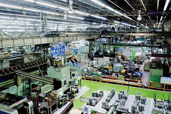 モータ生産ライン写真